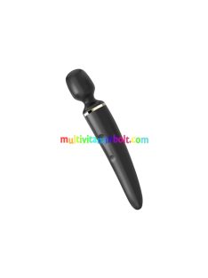 Satisfyer Wand-er Woman masszázs vibrátor (fekete)