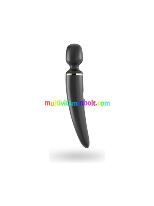 Satisfyer Wand-er Woman masszázs vibrátor (fekete)