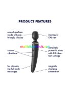 Satisfyer Wand-er Woman masszázs vibrátor (fekete)