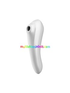 Satisfyer Dual Pleasure White - csiklóizgató (fehér)