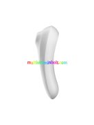 Satisfyer Dual Pleasure White - csiklóizgató (fehér)