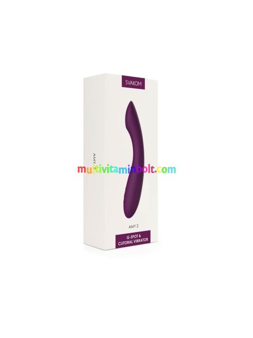 Svakom Amy - akkus, G-pont vibrátor (viola)