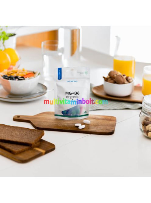 MG+B6 Organic - 60 tabletta - Nutriversum