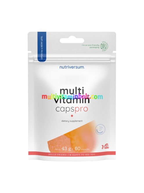 Multivitamin Caps Pro - 60 kapszula - Nutriversum