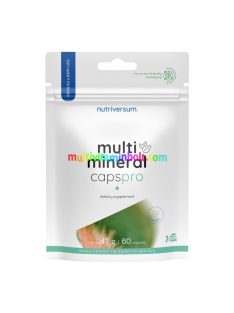Multimineral Caps Pro - 60 kapszula - Nutriversum