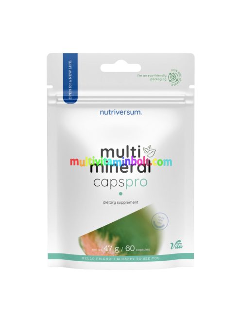 Multimineral Caps Pro - 60 kapszula - Nutriversum