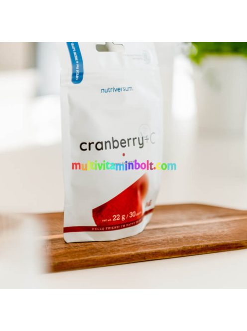 Cranberry + C - 30 kapszula - Nutriversum