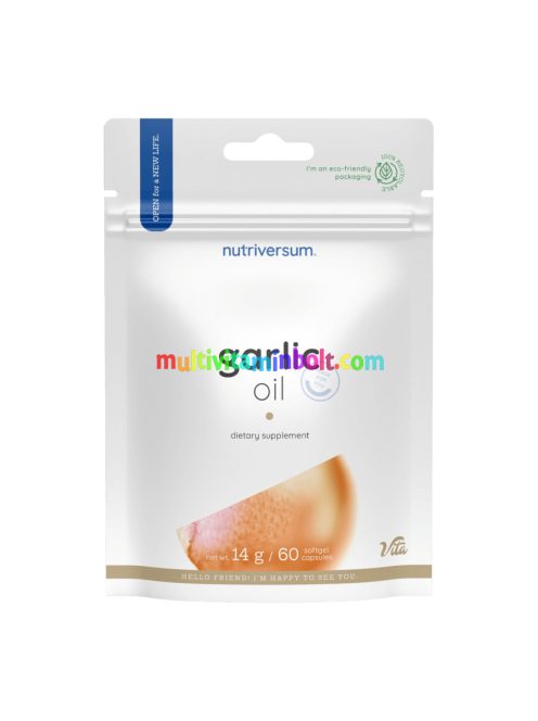 Garlic Oil - 60 lágyzselatin kapszula - Nutriversum