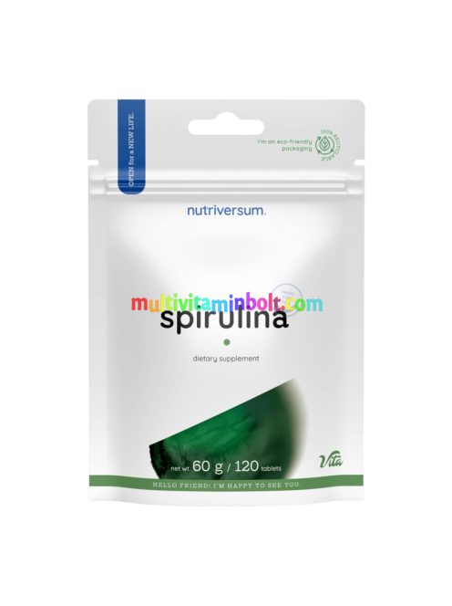 Spirulina - 120 tabletta - Nutriversum