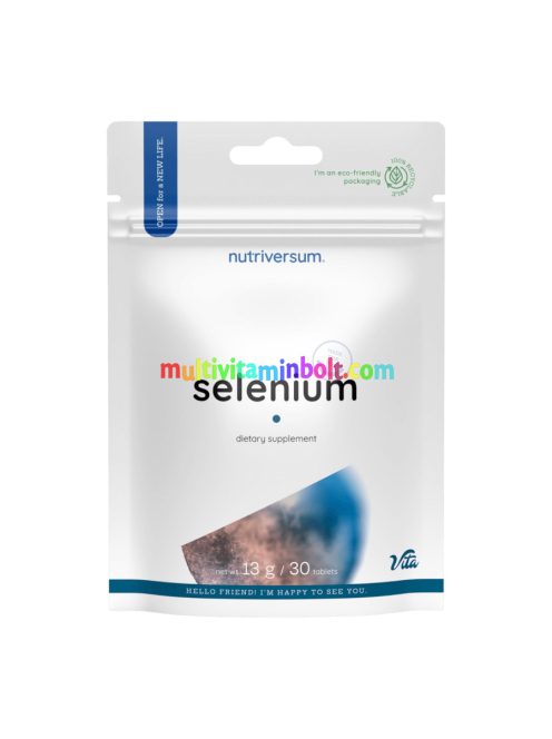 Selenium Tablet - 30 tabletta - Nutriversum