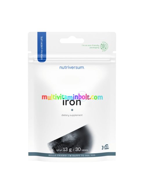 Iron - 30 tabletta - Nutriversum