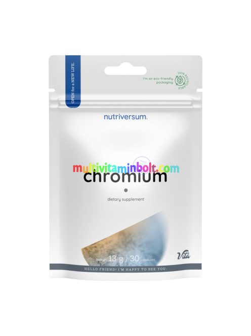 Chromium - 30 tabletta - Nutriversum