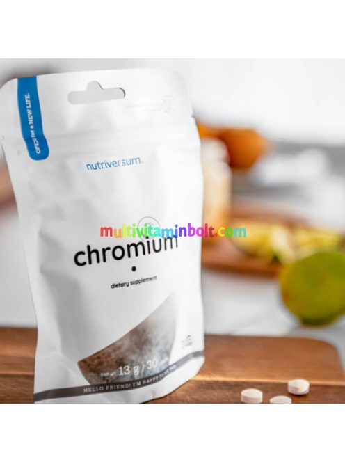 Chromium - 30 tabletta - Nutriversum