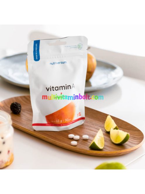 Vitamin A - 30 tabletta - Nutriversum