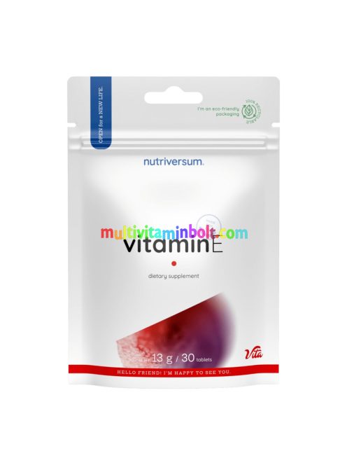 Vitamin E - 30 tabletta - Nutriversum