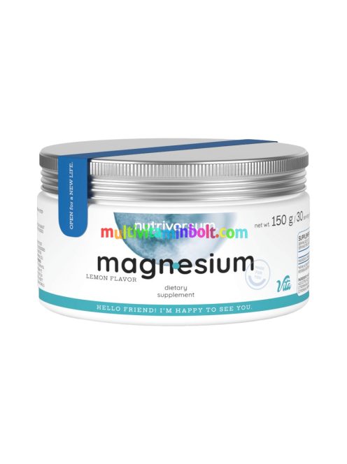 Magnesium - 150 g - citrom - Nutriversum