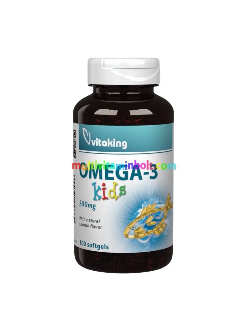 Omega-3 Kids 500mg - 100 gélkapszula - Vitaking 