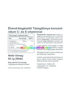 Tőzeg-Áfonya +C+E 1680mg - 90 gélkapszula - Vitaking