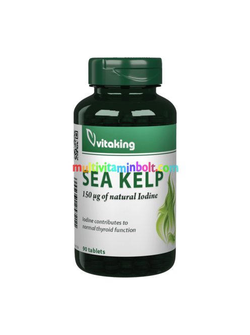 Sea Kelp Jód 100mg (150mcg) - 90 tabletta - Vitaking