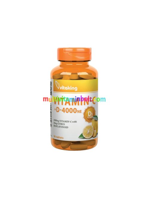 C-1000mg + D-4000NE - 90 tabletta - Vitaking