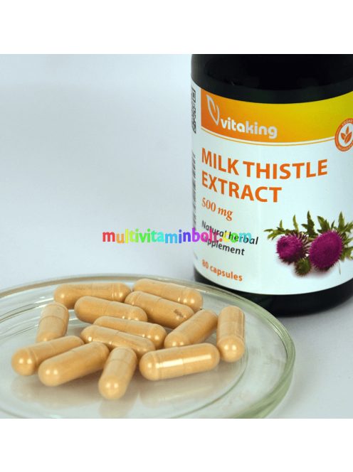 Máriatövis kivonat 500mg - 80 kapszula - Vitaking