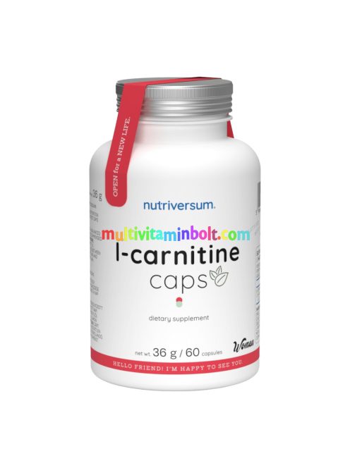 L-Carnitine Caps - 60 kapszula - Nutriversum