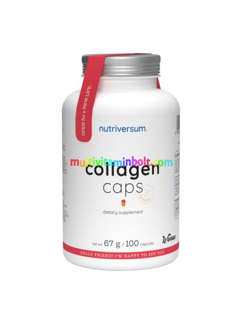 Collagen Caps - 100 kapszula - Nutriversum