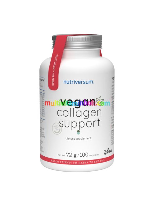 Vegan Collagen Support - 100 kapszula - Nutriversum