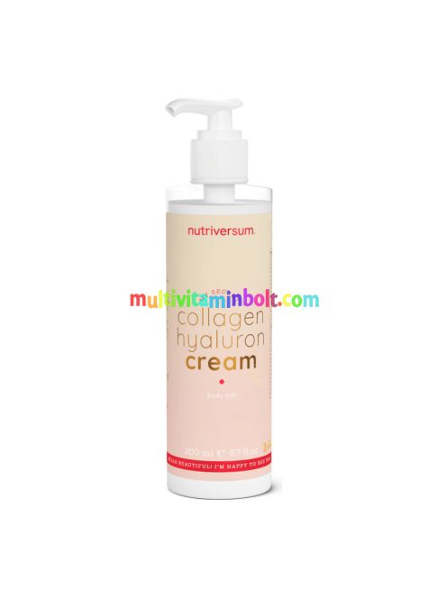 Collagen + Hyaluron Cream - 200 ml - Nutriversum