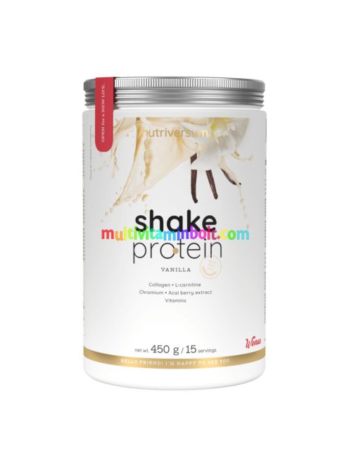 Shake Protein - 450 g - vanília - Nutriversum