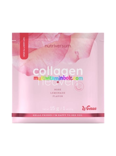 Collagen Heaven - 15 g - rózsa-limonádé - Nutriversum