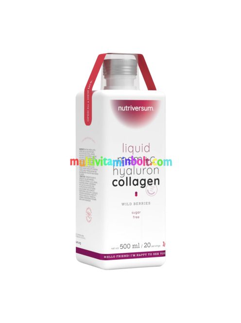 MSM+C Hyaluron Collagen Liquid - 500 ml - erdei gyümölcs - Nutriversum