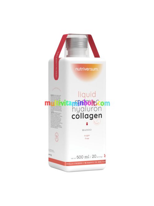 MSM+C Hyaluron Collagen Liquid - 500 ml - mangó - Nutriversum