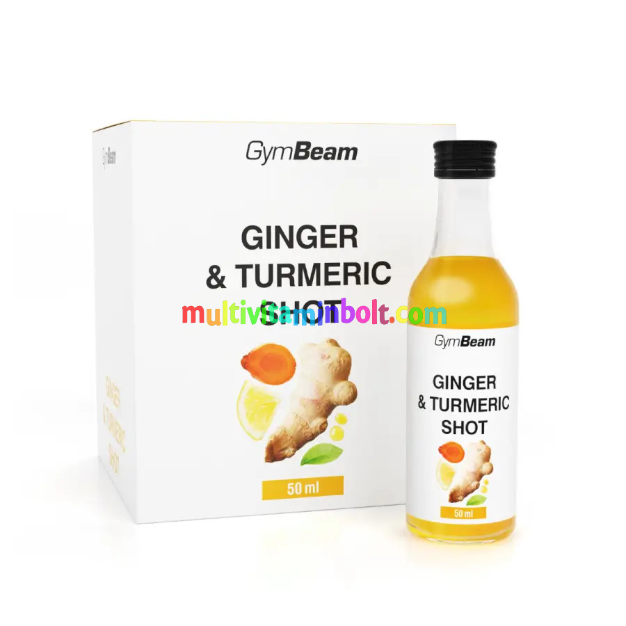 Ginger & Turmeric Shot - 9 x 50 ml - GymBeam