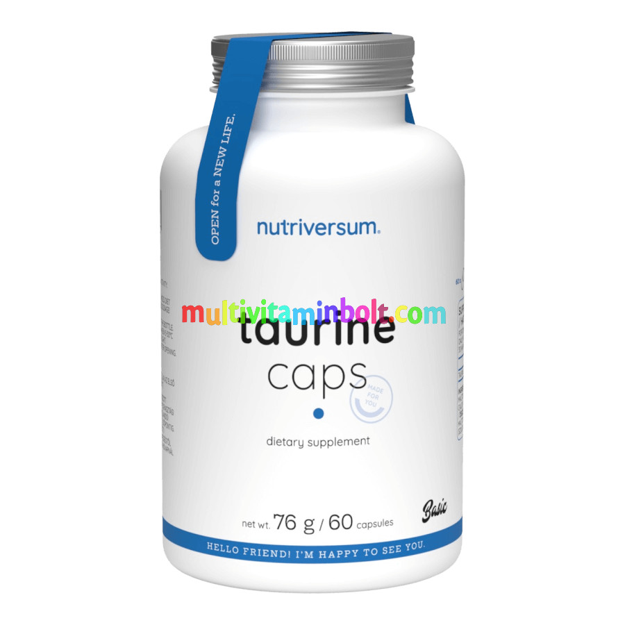 Taurine - 60 kapszula - Nutriversum