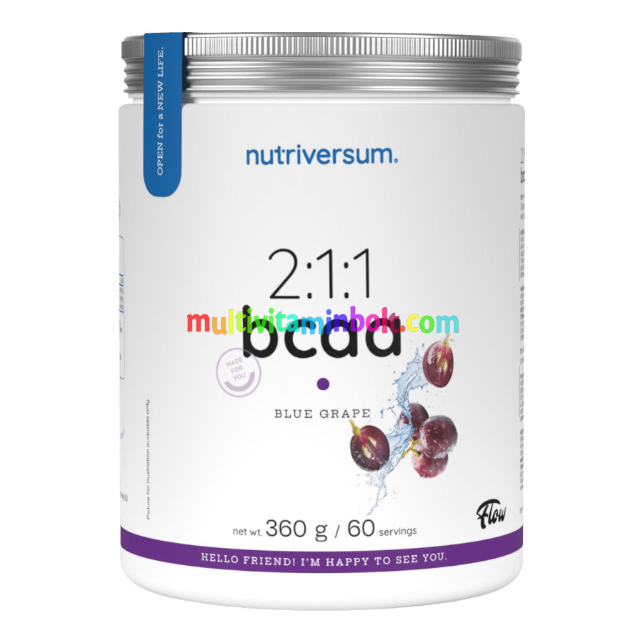 2:1:1 BCAA - 360 g - kékszőlő - Nutriversum