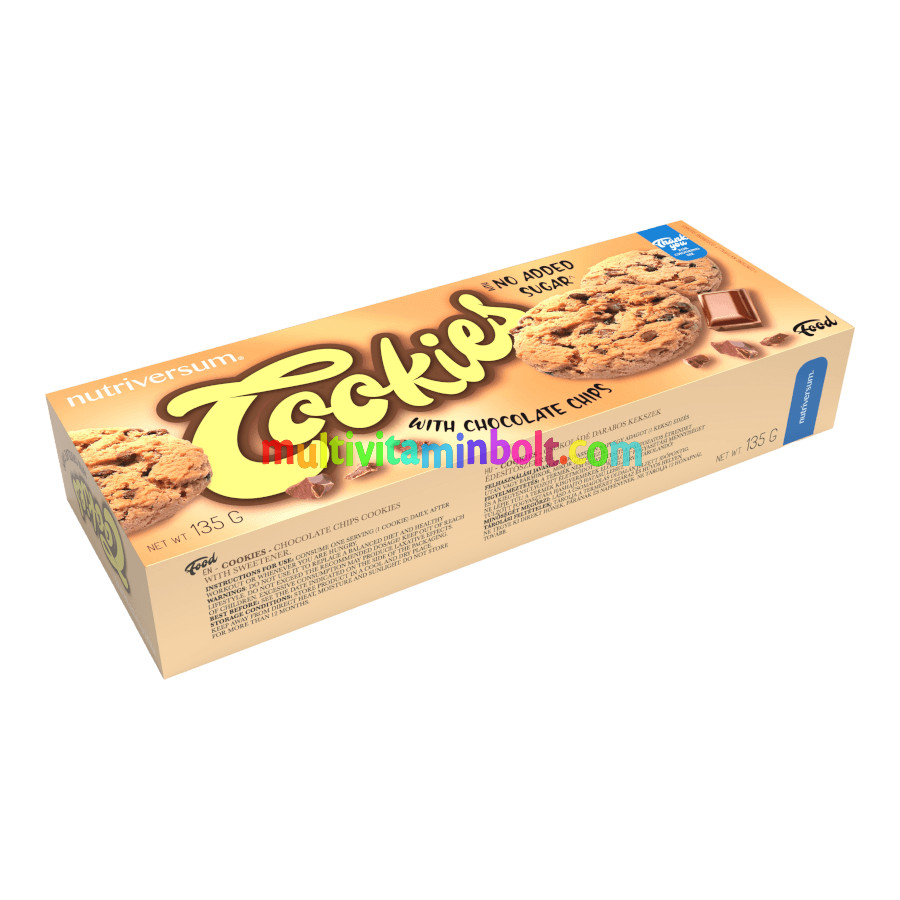 Cookies - FOOD - Nutriversum - csoki darabokkal