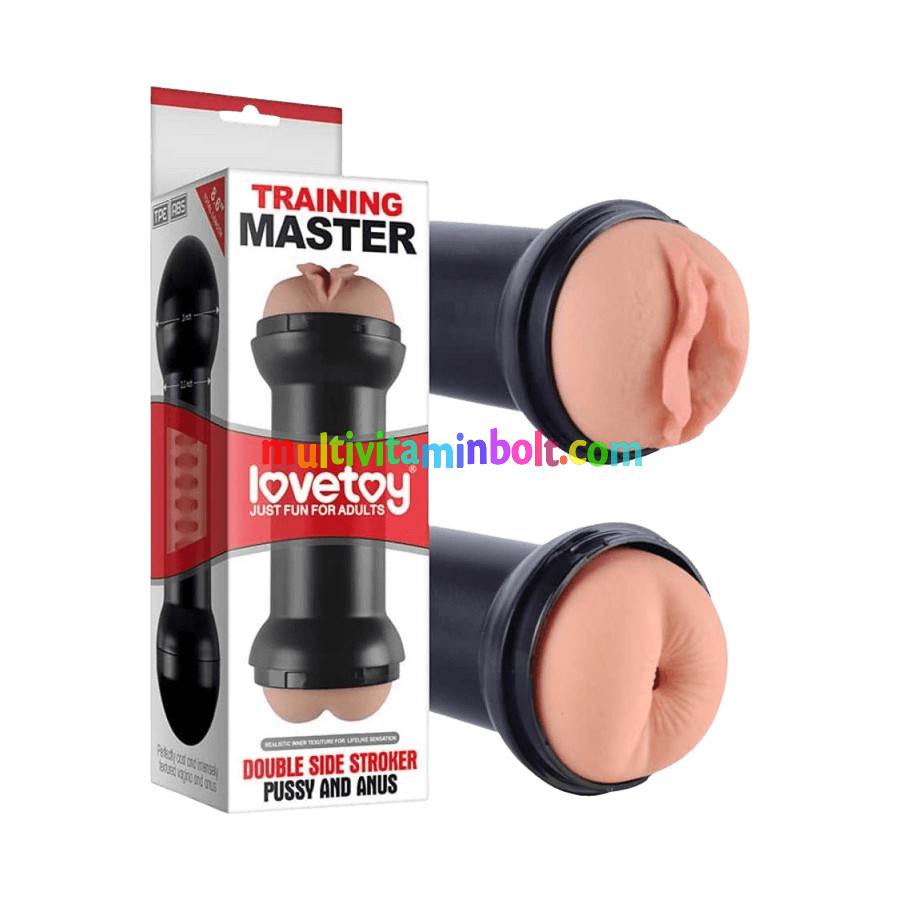 Training Master Double Side Stroker Pussy and Anus Flesh - Lovetoy