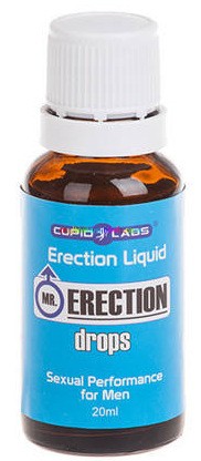 ERECTION Drops 20 ml, folyékony táplálék-kiegészítő afrodiziákum férfiak részére - Cupid Labs