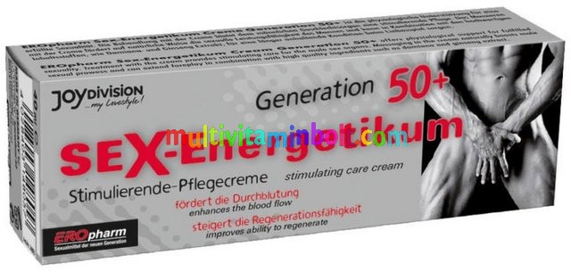 SEX Energetikum Generation 50+ Creme - 40 ml krém - Eropharm
