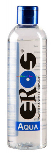 EROS Aqua 250 ml Sikosító, vízbázisú, íztelen, színtelen, orvosi sikosító, latex óvszerhez is