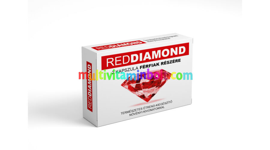 RedDiamond 2 db kapszula - potencia növelése, erős vágyfokozás természetes összetevőkkel, férfiaknak, ÚJ!