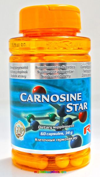 Carnosine Star 60 db kapszula, Q10 Koenzim, E-vitamin és L-karnozin tartalommal - StarLife