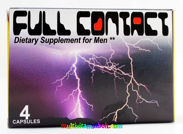 Full Contact For Men 4 db kapszula, közepesen ható potencianövelő Férfiaknak