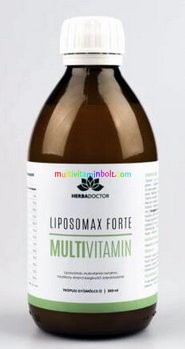 Liposomax Forte Multivitamin - Liposzómális folyékony étrend-kiegészítő 300 ml - HerbaDoctor