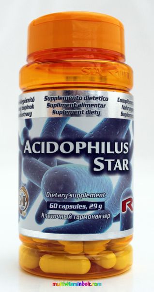 Acidophilus Star 60 db kapszula - bélflóra helyreállításáért - StarLife