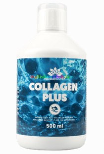 COLLAGEN PLUS, folyékony halkollagén készítmény 500 ml, 10000 mg kollagén, 50 mg hialuron, aminosavak, vitaminok - HerbaDoctor
