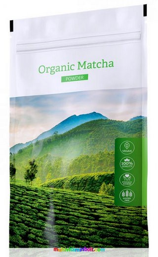 Matcha, Organic Matcha Powder 50 g, szerves Zöld tea őrlemény, por - Energy