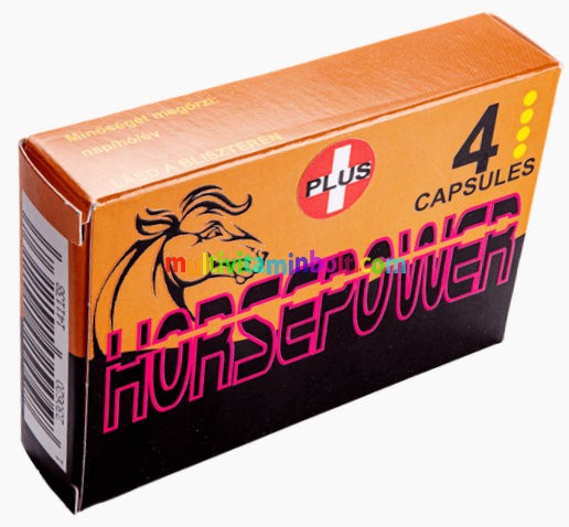 HorsePower Plus 4 db kapszula Férfiaknak