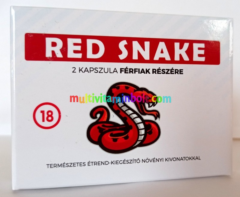 Red Snake kapszula 2 db, erős, alkalmi potencianövelő, vágyfokozó Férfiaknak, mennyiségi kedvezmény